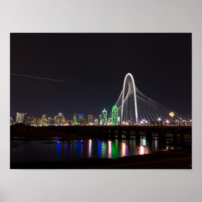 Poster Dallas Skyline Hunt (Devant)