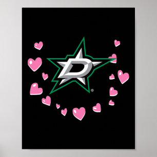 Poster Dallas Stars Saint-Valentin Amour Nhl Officielleme