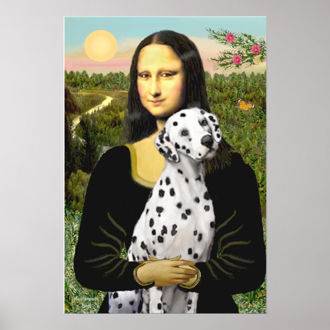 Poster Dalmatien 1 - Mona Lisa (Devant)