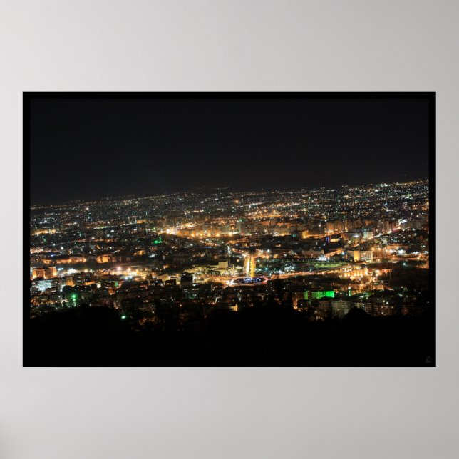 Poster Damas la nuit - Syrie (Devant)
