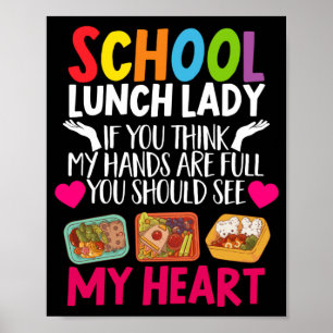 Poster Dame Cantine Dame De Cantine Scolaire Si Vous Pens