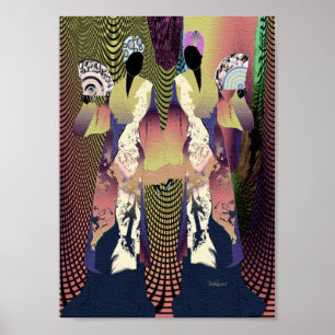 Poster Dame créole haïtienne