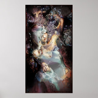Poster Dame de la pensée
