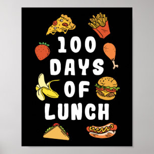 Poster Dame Déjeuner 100 Jours De Déjeuner Dame Déjeuner