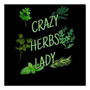 Poster Dame des Herbes folles