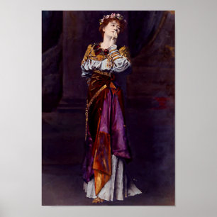 Poster Dame Ellen Terry en tant qu'Imogen - Alma-Tadema