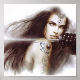 Poster Dame guerrière