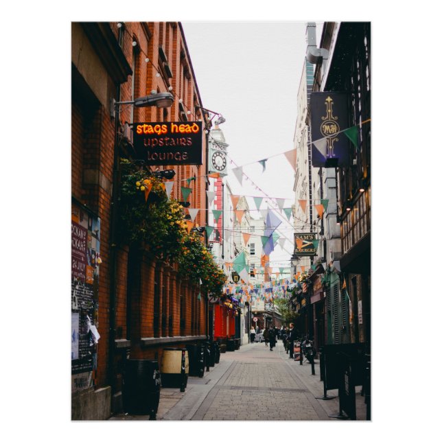 Poster Dame Lane Dublin - Photography (Devant)