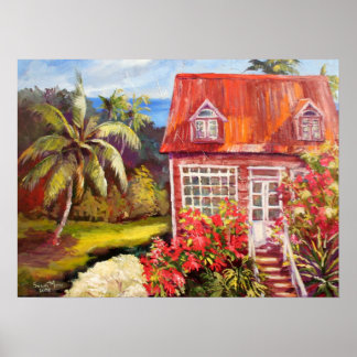 Poster Dame peinte 17 23