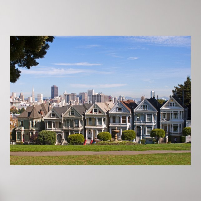 Poster Dame peinte de San Francisco (Devant)