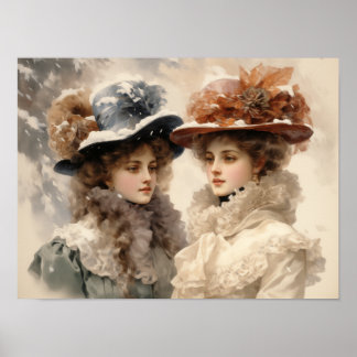 Poster Dames victoriennes