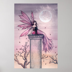 Poster d'Amethyst Fairy Imprimer par Molly Harriso