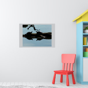 Poster d'amis de la tortue de bébé