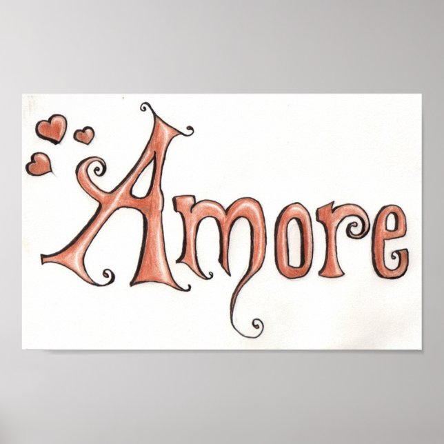 Poster d'Amore (Devant)