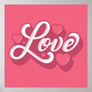 Poster d'amour 24x24