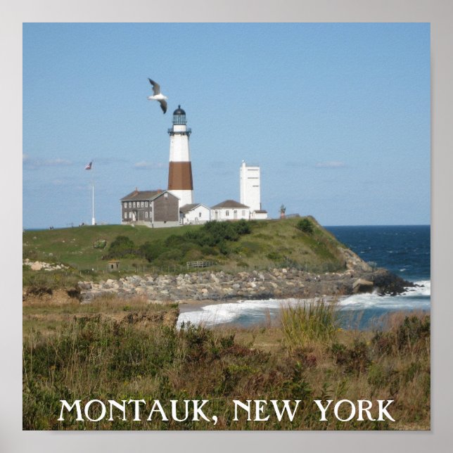 Poster d'amour du phare de Montauk (Devant)