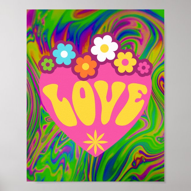Poster d'amour super (Devant)