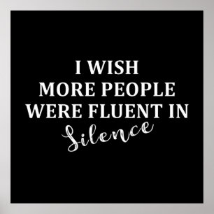 Poster d'amusantes citations sarcastiques