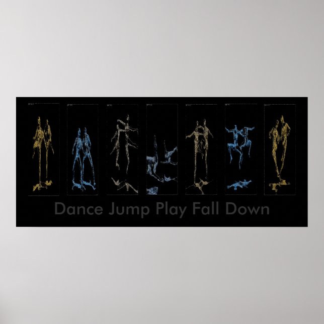 Poster Dance Jump Jeu tomber (Devant)
