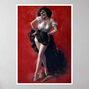 Poster Dancer Pinup