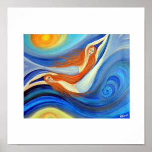 Poster Dancing Mermaids