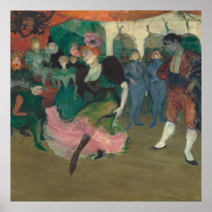 Poster Dancing the Bolero - Toulouse-Lautrec Fine Art