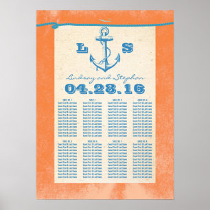 Poster d'Ancres nautiques pour Mariages