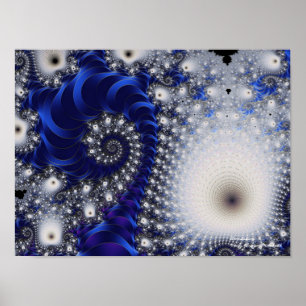 Poster Dandelion Beautiful Abstract Fine Art Fractal