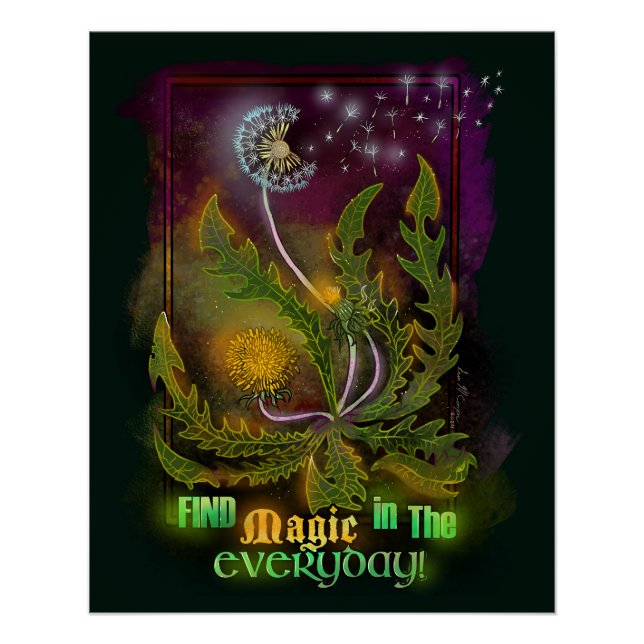 Poster Dandelion Magic in Everyday ! (Devant)