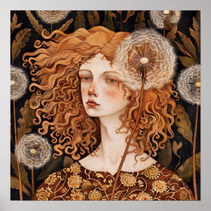 Poster Dandelions Art Imprimer