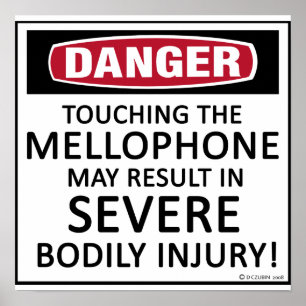Poster Danger Mellophone
