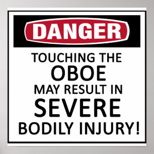 Poster Danger Oboe
