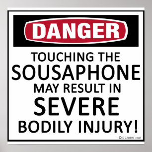 Poster Danger Sousaphone