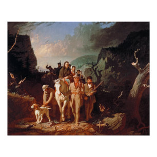 Poster Daniel Boone escorte les colons