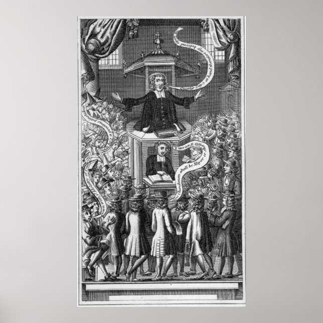 Poster Daniel Burgess, illustration de "Portraits" (Devant)