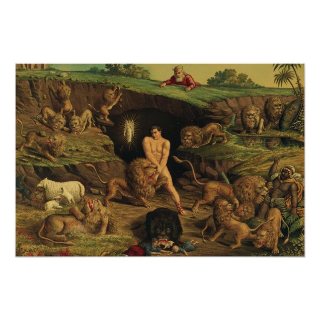 Poster Daniel dans le Den des Lions (Devant)