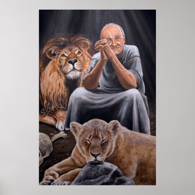 Poster Daniel dans le Den du Lion (Devant)