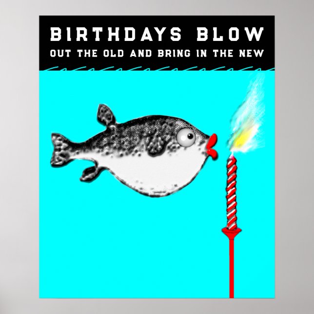 Poster d'anniversaire amusant pour adultes (Devant)