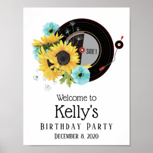 Poster d'anniversaire du record de Vinyl