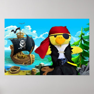 Poster Danny Duck le Pirate.