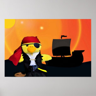 Poster Danny Duck le pirate.