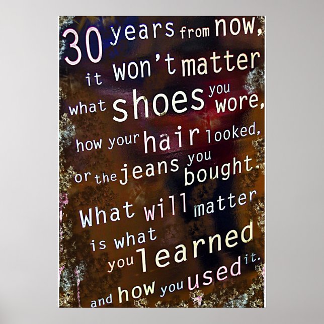 Poster Dans 30 ans (Devant)