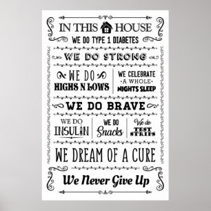 Poster Dans Cette Chambre, Nous N'Abandonnons Jamais Le D
