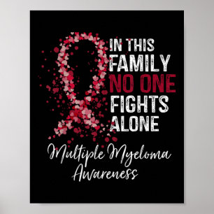 Poster Dans cette famille combat seul Myélome multiple