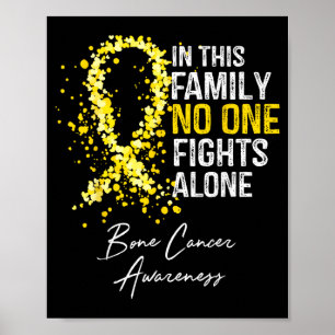 Poster Dans cette famille, on lutte seul pour la sensibil