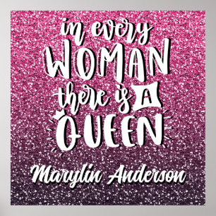 POSTER DANS CHAQUE FEMME IL Y A UNE TYPOGRAPHIE DE LA PAR