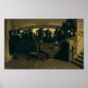 Poster Dans la galerie du théâtre d'état de Hambourg