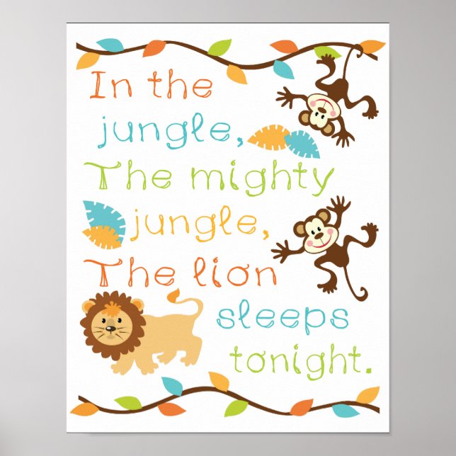 Poster Dans La Jungle (Devant)