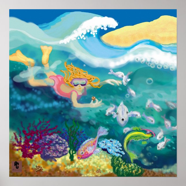 Poster Dans la nage (Devant)