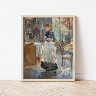 Poster Dans la salle à manger Berthe Morisot